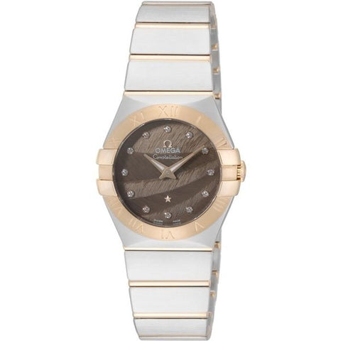 Omega Constellation Quartz Ladies' Metal Bracelet Parallel Import 5-Year Warranty 123.20.27.60.63.003