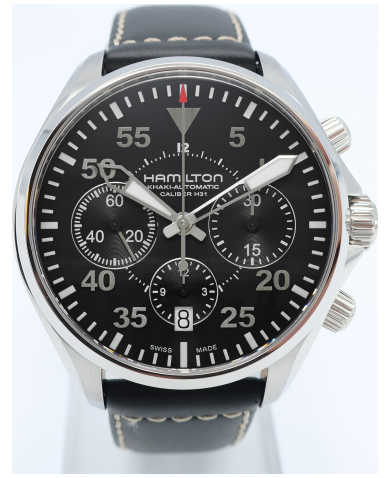 Hamilton H64666735 Watch - Khaki Aviation Khaki Pilot Auto Chrono (Image 6)