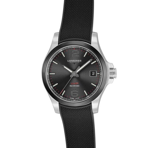 Longines Conquest V.H.P. [Conquest V.H.P.] 2-Year Warranty Black L3.719.4.56.9 [Parallel Import]