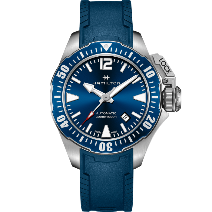 Hamilton H77705345 Watch - Khaki Navy OPENWATER AUTO