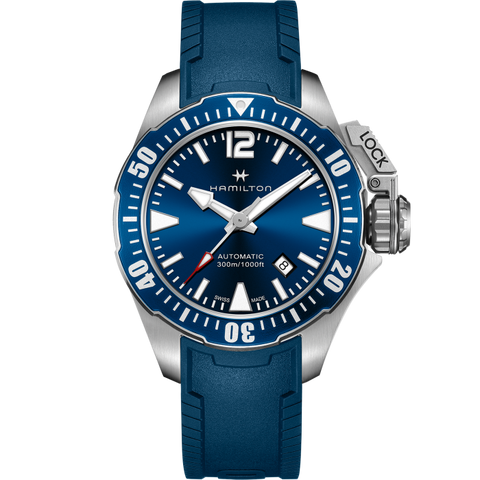Hamilton H77705345 Watch - Khaki Navy OPENWATER AUTO