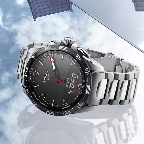 TISSOT T121.420.44.051.00 Swiss Automatic Movement Stainless Steel Case Water Resistant Genuine Leather Strap