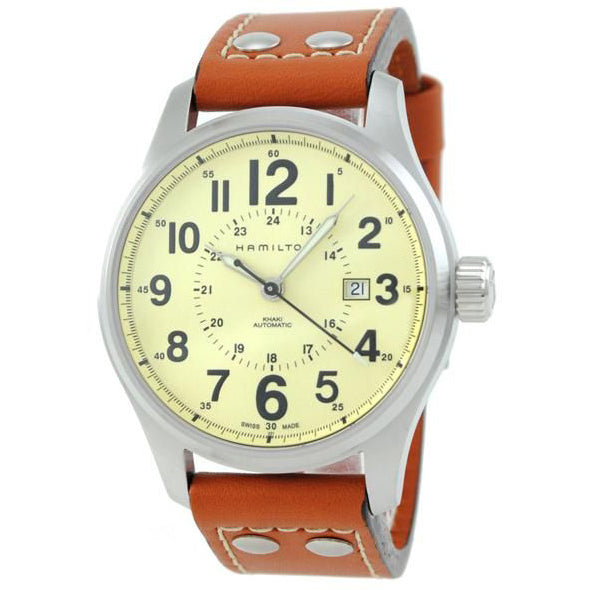 Hamilton H70615523 Watch - Khaki フィールド Khaki Officer Auto (Image 2)