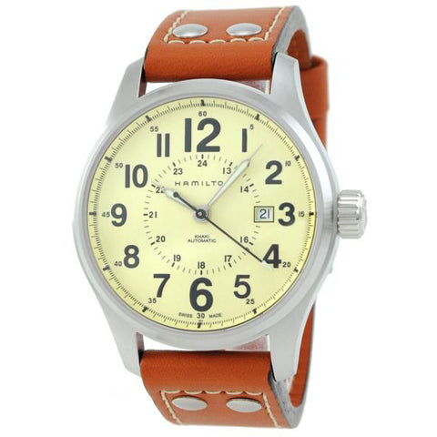 Hamilton H70615523 Watch - Khaki フィールド Khaki Officer Auto (Image 2)