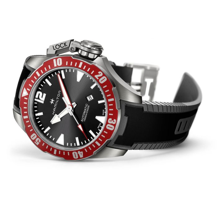Hamilton H77805335 Watch - Khaki Navy OPENWATER AUTO TITANIUM AUTO (Image 5)