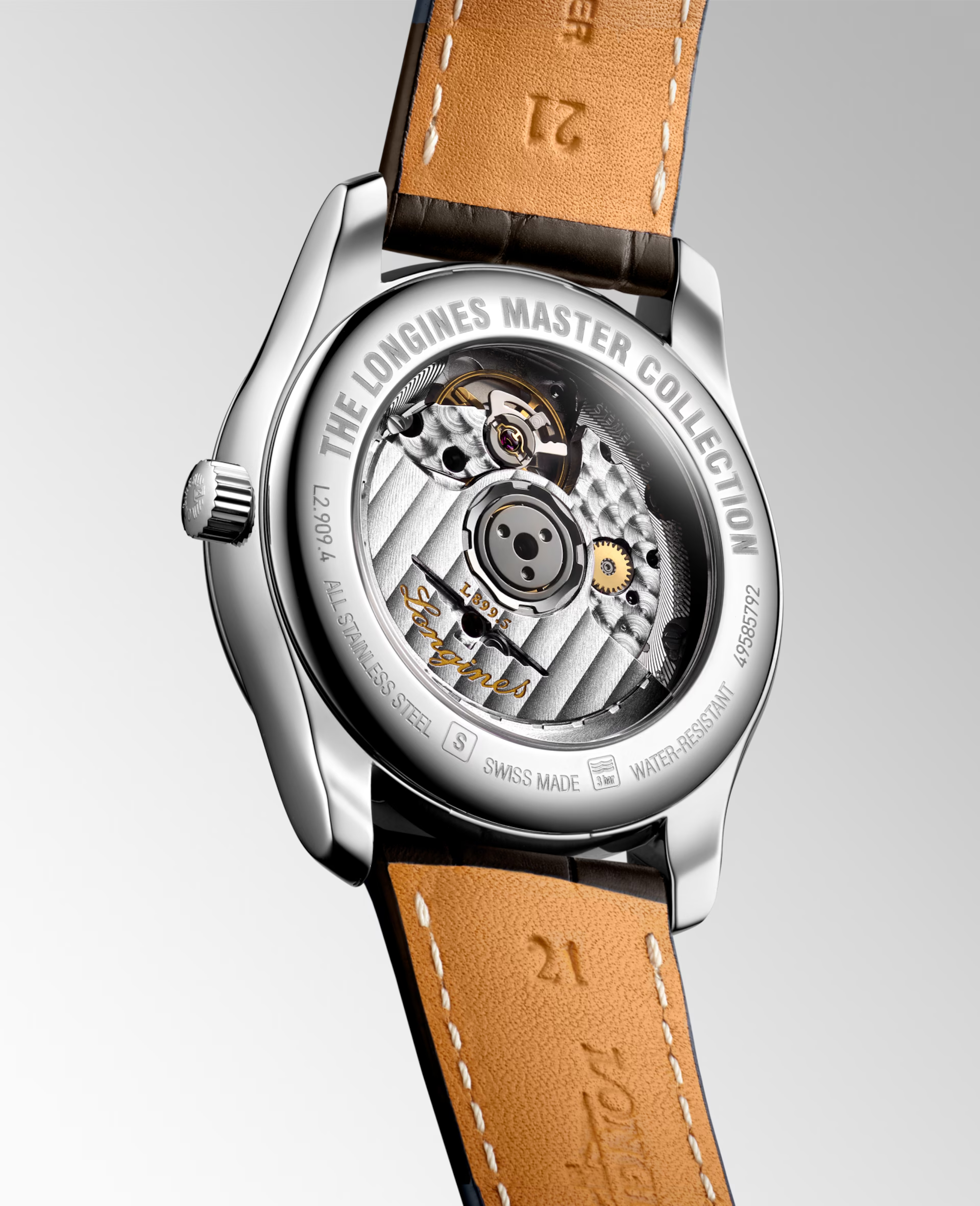 IPPO JAPAN WATCH L2.909.4.78.3 LONGINES - Longines Master Collection Moonphase, Reference – Self-Winding Automatic Watch (Ima