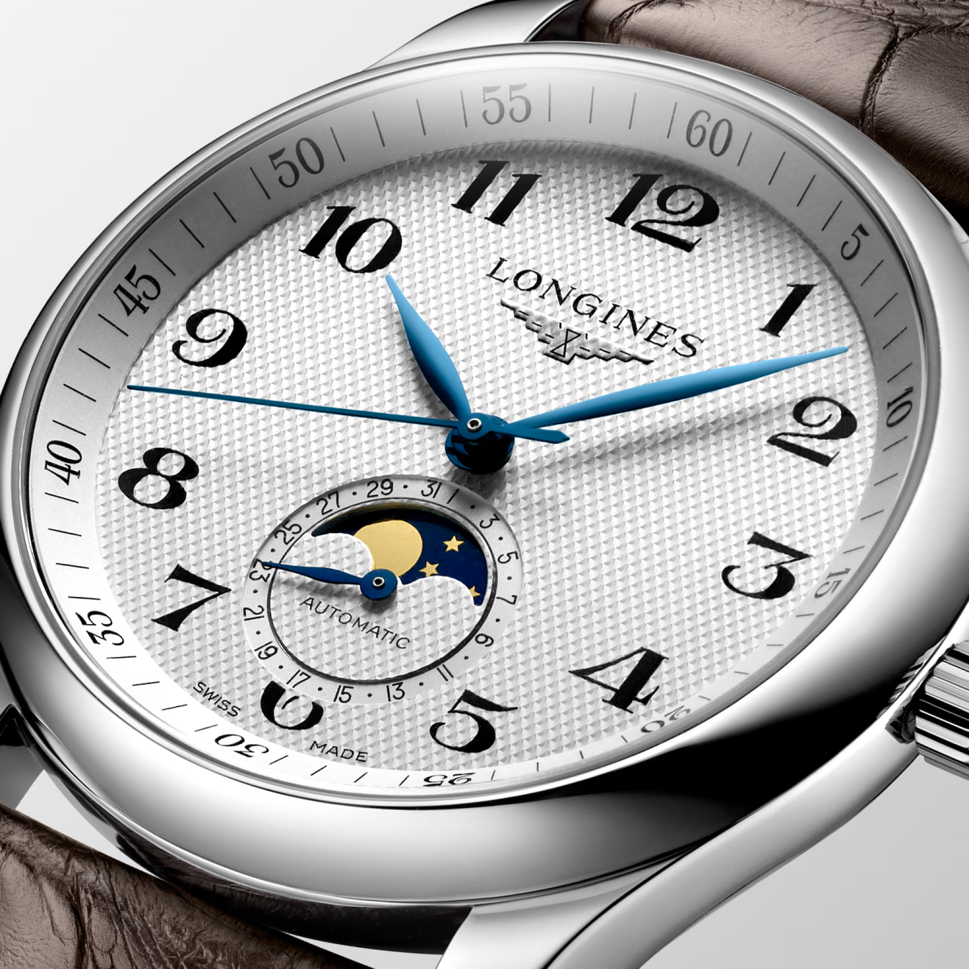 IPPO JAPAN WATCH L2.909.4.78.3 LONGINES - Longines Master Collection Moonphase, Reference – Self-Winding Automatic Watch (Ima