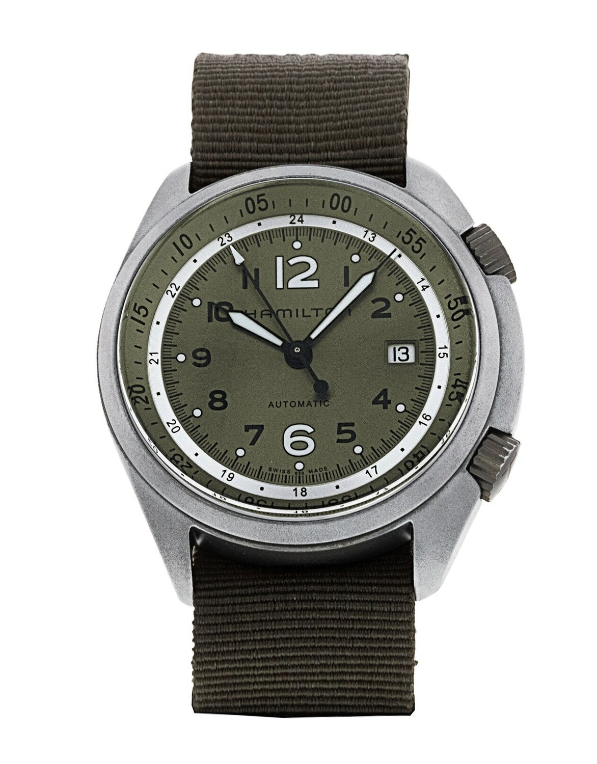 Hamilton H80405865 Watch - Khaki Aviation Pilot Pioneer Aluminium Auto (Image 2)