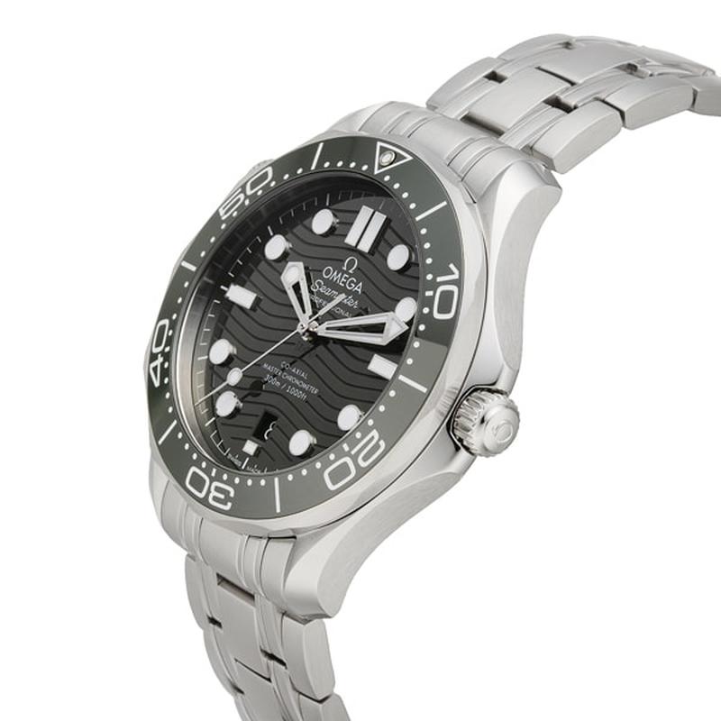 OMEGA 210.30.42.20.10.001 Watch - Seamaster Diver 300M 42mm Green Metal Parallel Import with 5-Year Warranty (Image 3)