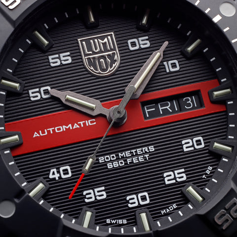 Luminox 3876.RB Watch - MASTER CARBON SEAL AUTOMATIC 3860 SERIES (Image 4)