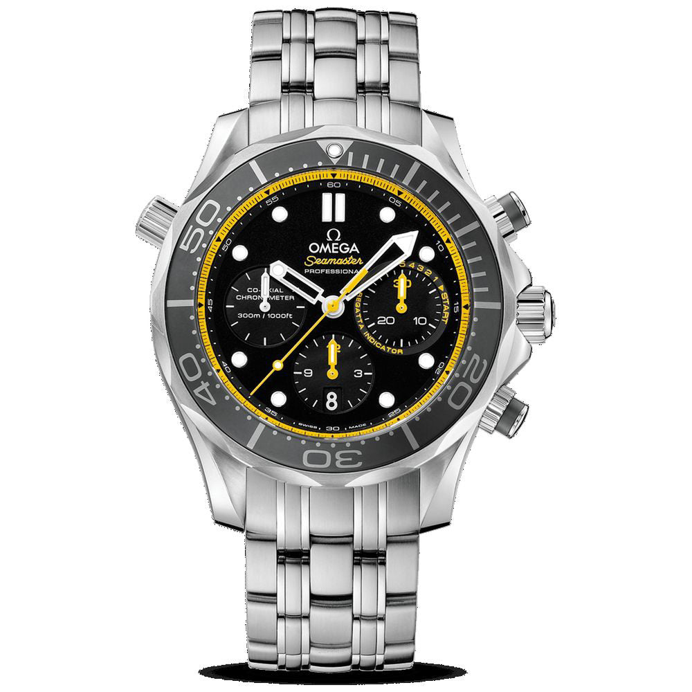 OMEGA 212.30.44.50.01.002 Watch - OMEGA Seamaster Diver 300M Black - Swiss Luxury Dive Watch with Automatic Movement