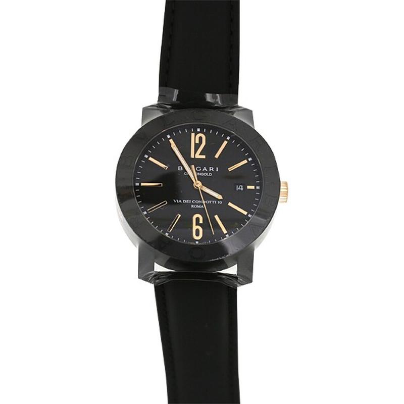 BVLGARI BBP40BCGLD Watch - Men's BVLGARI BVLGARI Black Parallel Import