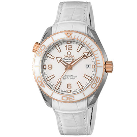 OMEGA 215.23.40.20.04.001 Seamaster Planet Ocean 600M 5-Year Warranty White Automatic Dive Watch