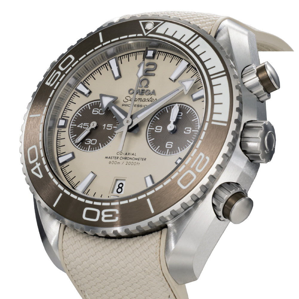 OMEGA 215.32.46.51.09.001 Watch - Seamaster Planet Ocean 600M 5-Year Warranty Beige Automatic Dive Watch (Image 2)