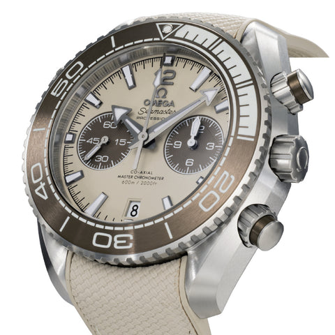 OMEGA 215.32.46.51.09.001 Watch - Seamaster Planet Ocean 600M 5-Year Warranty Beige Automatic Dive Watch (Image 2)