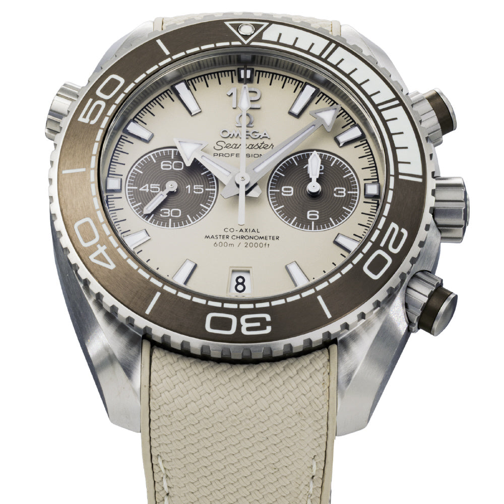 OMEGA 215.32.46.51.09.001 Watch - Seamaster Planet Ocean 600M 5-Year Warranty Beige Automatic Dive Watch (Image 3)