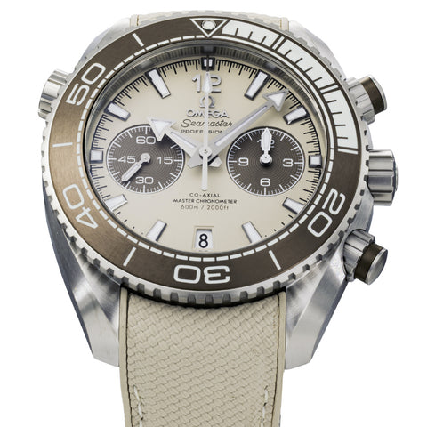 OMEGA 215.32.46.51.09.001 Watch - Seamaster Planet Ocean 600M 5-Year Warranty Beige Automatic Dive Watch (Image 3)