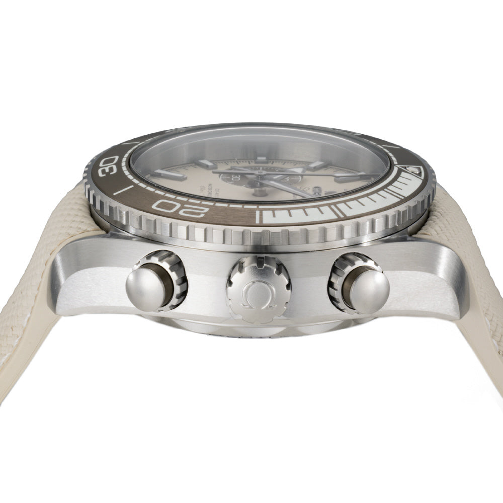OMEGA 215.32.46.51.09.001 Watch - Seamaster Planet Ocean 600M 5-Year Warranty Beige Automatic Dive Watch (Image 4)