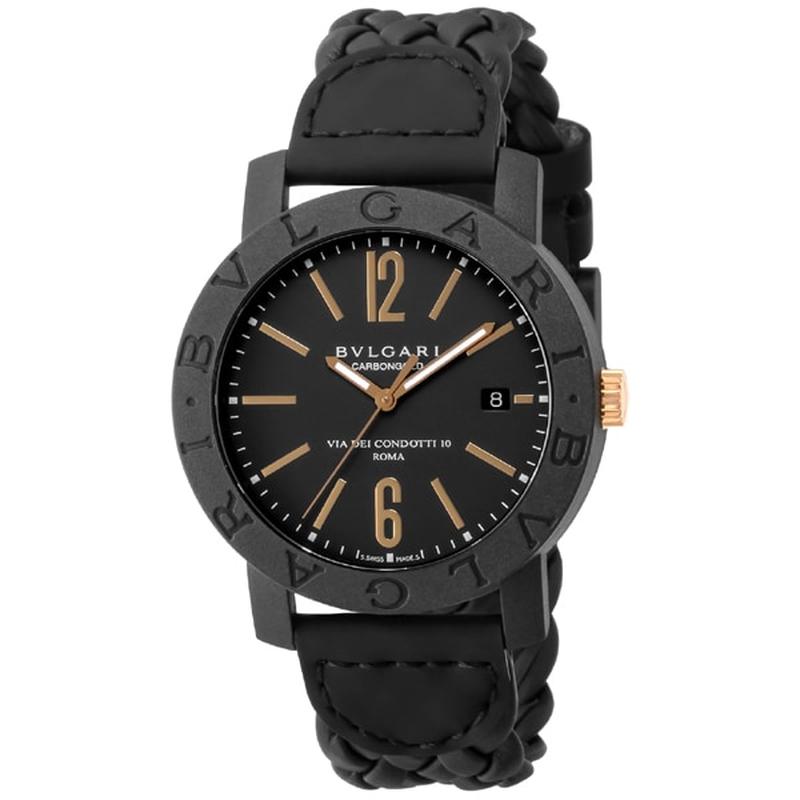 BVLGARI BBP40BCGLD/N Watch - BVLGARI Men's Leather Belt Parallel Import 2-Year Warranty