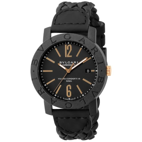 BVLGARI BBP40BCGLD/N Watch - BVLGARI Men's Leather Belt Parallel Import 2-Year Warranty