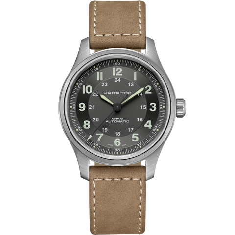 Hamilton H70545550 Watch - Khaki Field Titanium Auto