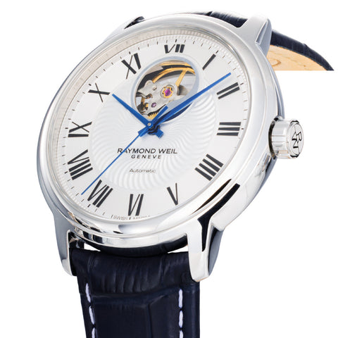 2227STC00659B Maestro 2-Year Warranty Silver Stainless Steel Water Resistant Elegant Design