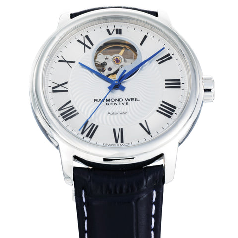 2227STC00659B Maestro 2-Year Warranty Silver Stainless Steel Water Resistant Elegant Design