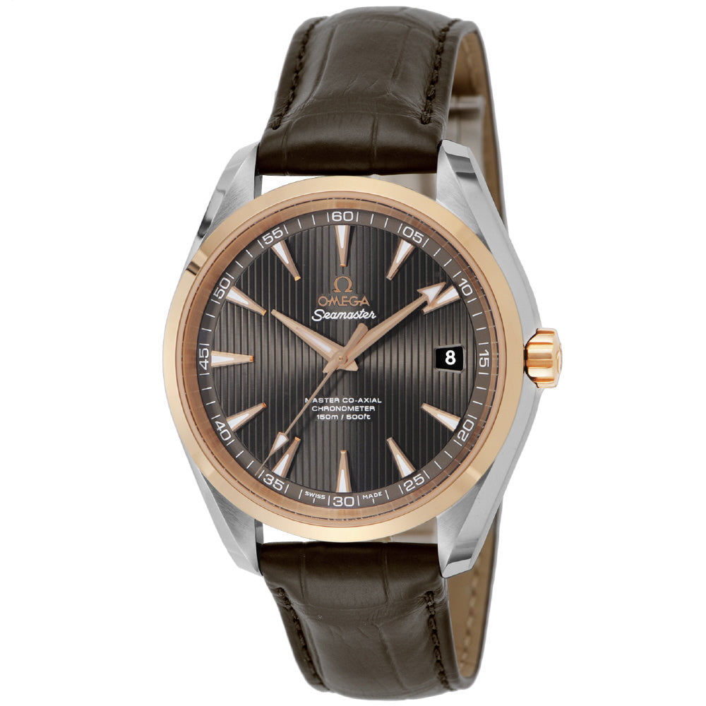 OMEGA 231.23.42.21.06.003 Watch - Seamaster Aqua Terra, 5-Year Warranty, Gray Dial, Automatic Movement, Water Resistant