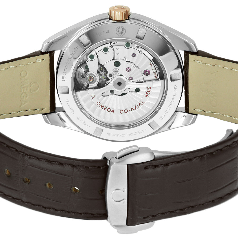 OMEGA 231.23.42.21.06.003 Watch - Seamaster Aqua Terra, 5-Year Warranty, Gray Dial, Automatic Movement, Water Resistant (Imag