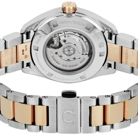 OMEGA 23125342055005 Watch - Seamaster Aqua Terra 5-Year Warranty White Pearl Dial Automatic Movement 34mm Case (Image 3)