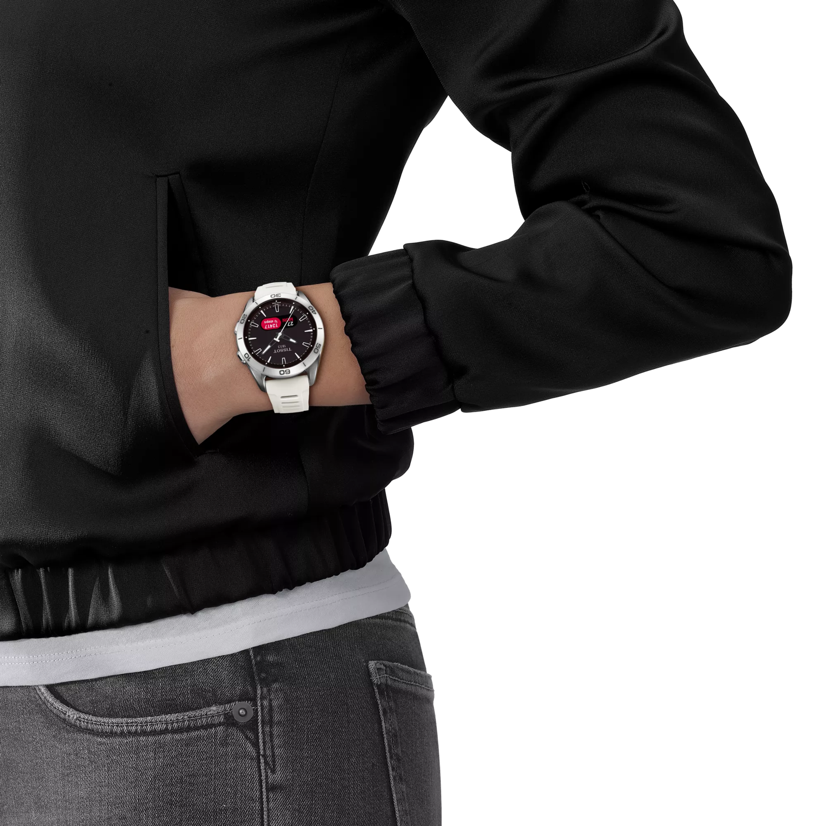 TISSOT T153.420.47.051.03 Watch - Swiss Automatic Movement Water Resistant 100m Elegant Stainless Steel Design (Image 4)