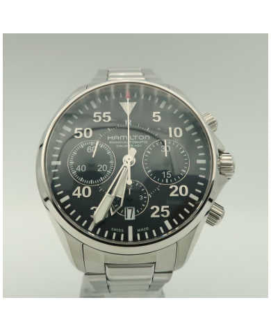 Hamilton H64666135 Watch - Khaki Aviation Khaki Pilot Auto Chrono (Image 7)