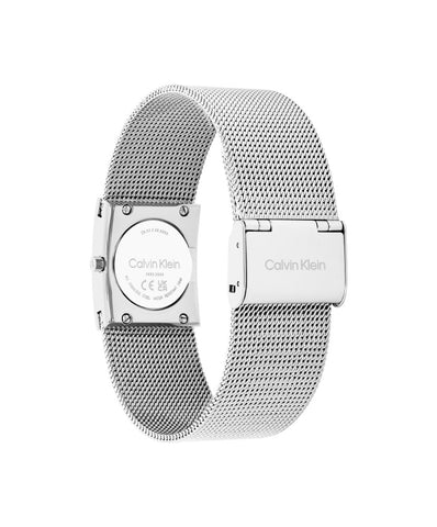 CALVIN KLEIN 25100135 Elegant Silver Watch 5-Year Warranty Stylish Design Water Resistant