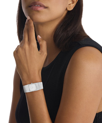 CALVIN KLEIN 25100177 Sophisticated Square Silver Watch 5-Year Warranty Elegant Design Water Resistant Stylish Timepiece