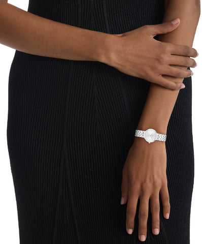 CALVIN KLEIN 25100186 Elegant Silver Watch 5-Year Warranty Stylish Design Water Resistant