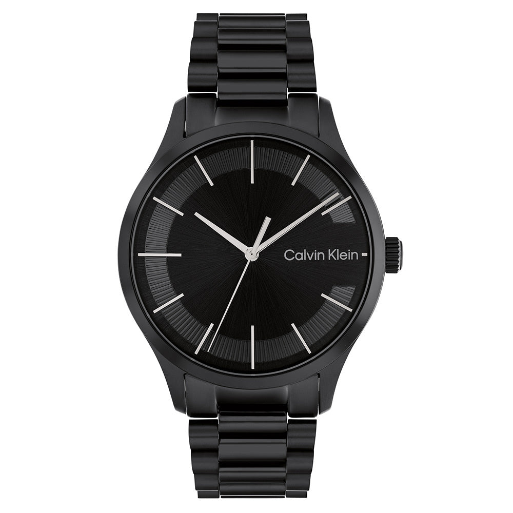 CALVIN KLEIN 25200040 Watch - Stylish Black Watch - Minimalist Design - Water Resistant - Durable Stainless Steel