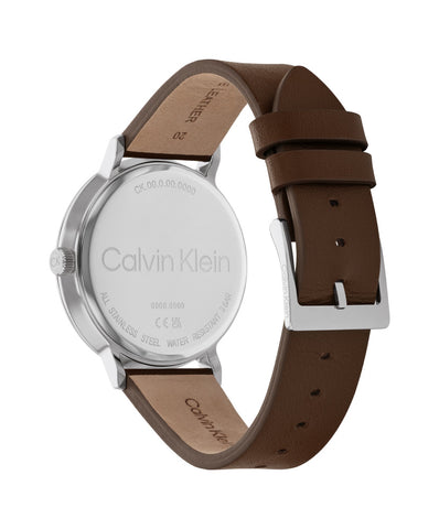 CALVIN KLEIN 25200435 Modern Design Stainless Steel Case Water Resistant Elegant Minimalist Style