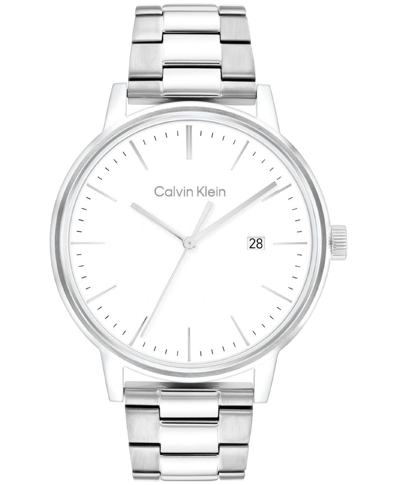 CALVIN KLEIN 25200477 Watch - Stylish White Watch - Elegant Design - Water Resistant - Quartz Movement