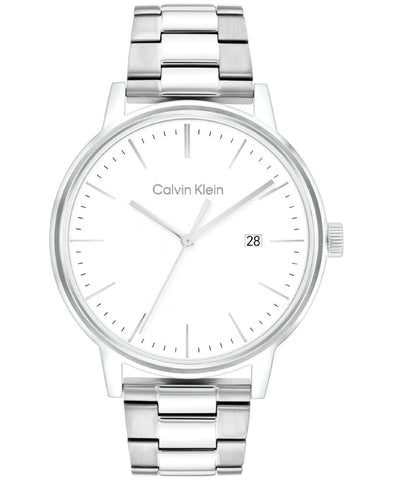 CALVIN KLEIN 25200477 Watch - Stylish White Watch - Elegant Design - Water Resistant - Quartz Movement