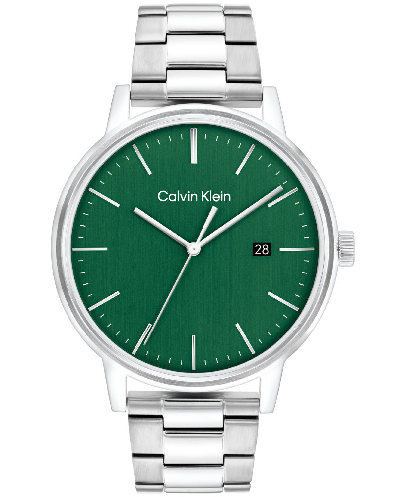 CALVIN KLEIN 25200478 Watch - Stylish Green Watch Elegant Design Water Resistant Quartz Movement