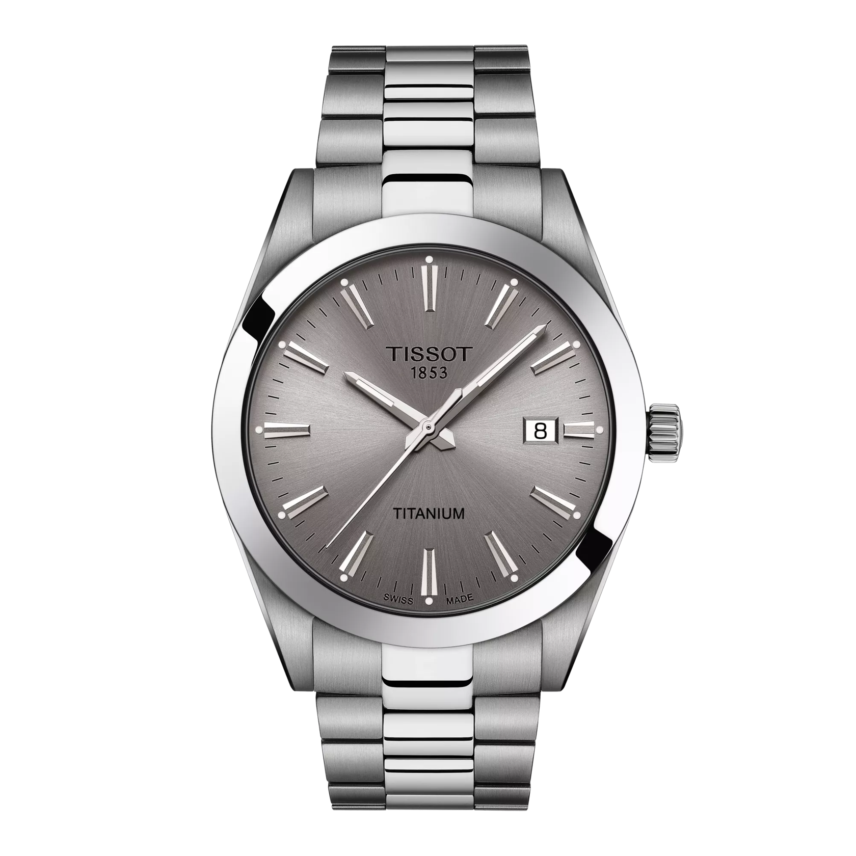 TISSOT T127.410.44.081.00 Watch - Elegant Swiss Quartz Water Resistant Stainless Steel Bracelet Classic Design (Image 7)