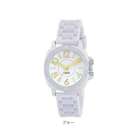 25L1362BE Stylish Women's Watch Silicone Strap Soft Beige Color Water Resistant Elegant Design