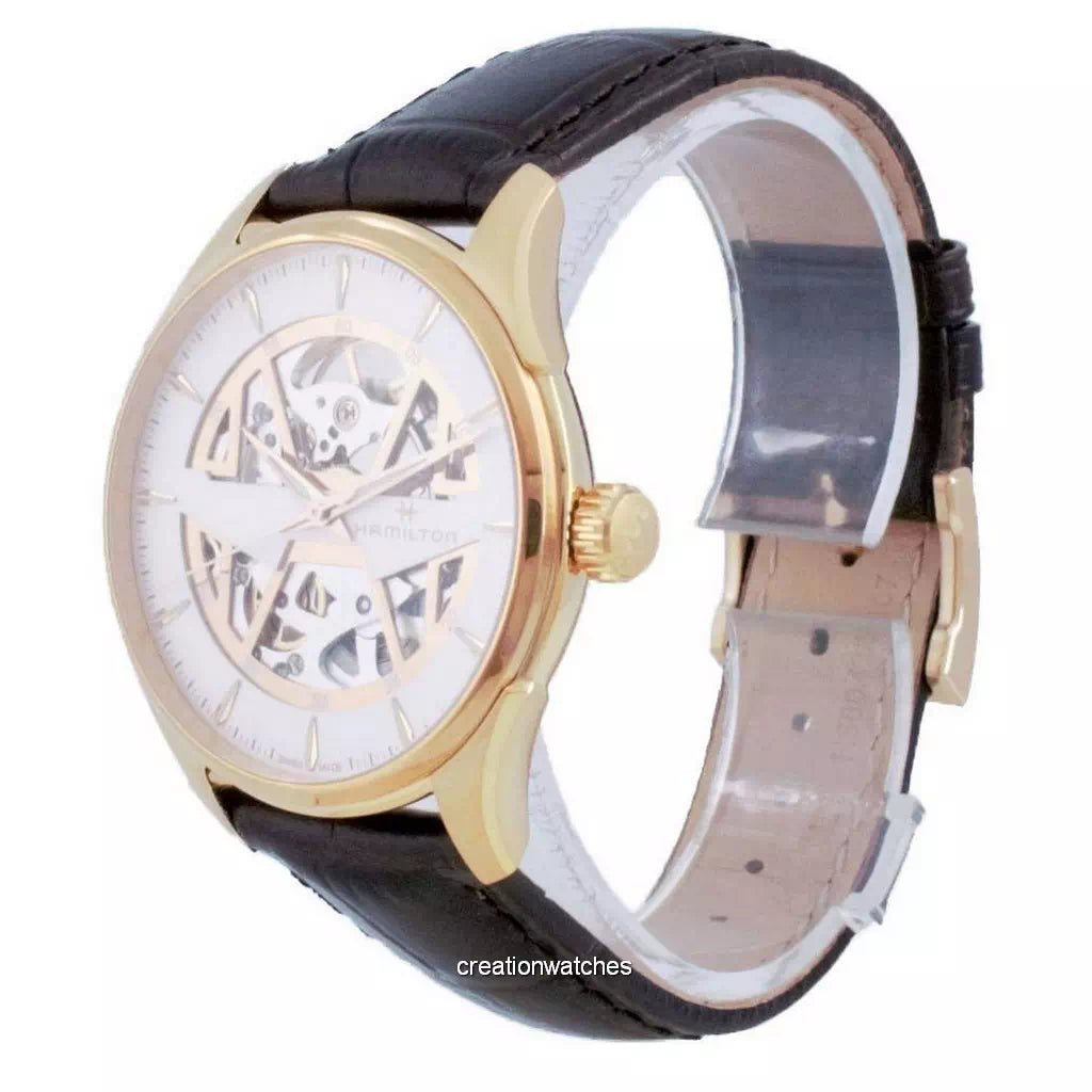 Hamilton H42505510 Watch - Jazzmaster Skeleton Auto (Image 3)