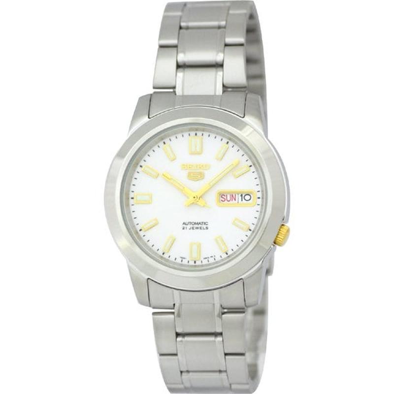 SEIKO SNKK07K1 Watch - Men's Seiko 5 SS Bracelet Watch - Parallel Import with 1-Year Warranty