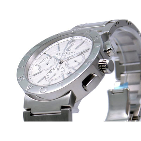 Men's BVLGARI BVLGARI White Automatic Watch Parallel Import 2-Year Warranty BB42WSSDCH