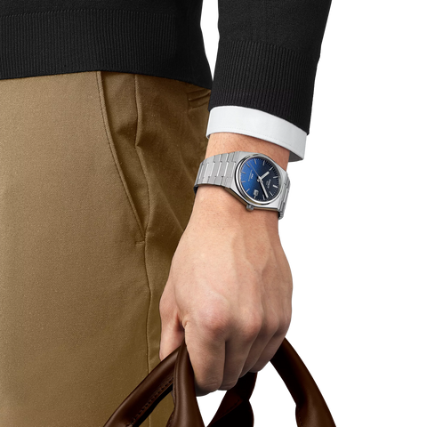 TISSOT T137.407.11.051.01 Elegant Swiss Quartz Stainless Steel Water Resistant Leather Strap