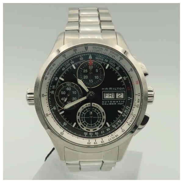 Hamilton H76556131 Watch - Khaki Aviation Khaki X Patrol Auto Chrono (Image 2)