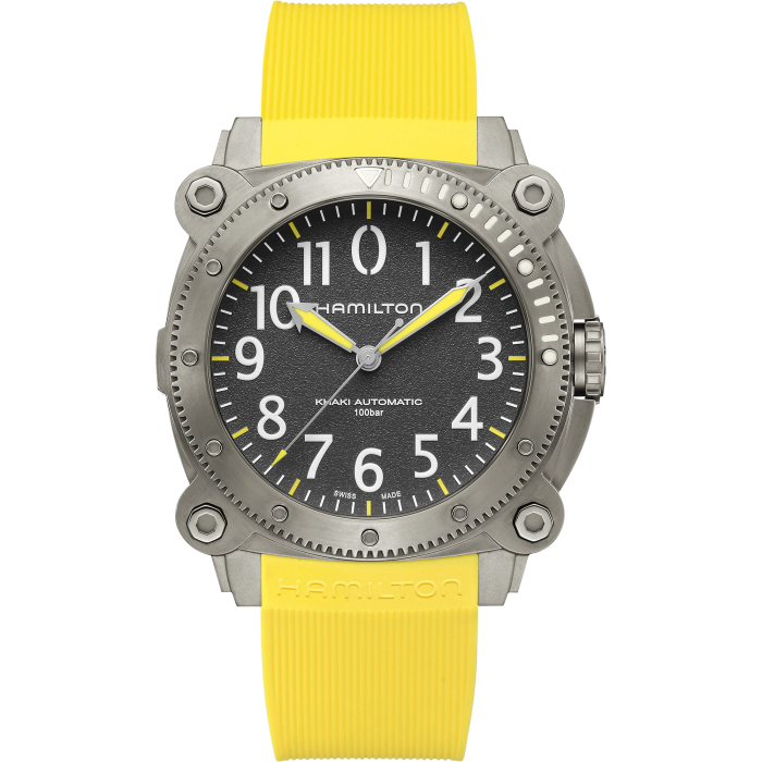 Hamilton H78535380 Watch - Khaki ネイビー BeLOWZERO Auto TITANIUM