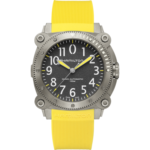 Hamilton H78535380 Watch - Khaki ネイビー BeLOWZERO Auto TITANIUM