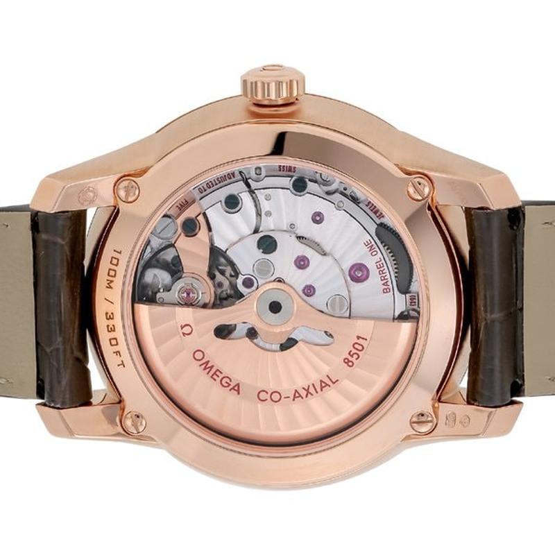 OMEGA 431.53.41.22.13.001 Watch - De Ville Brown Parallel Import 5-Year Warranty (Image 4)